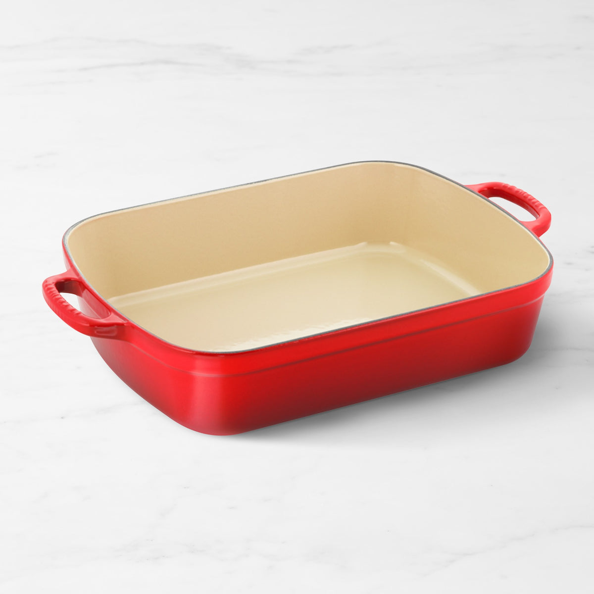 Le Creuset Signature Enameled Cast Iron Rectangular Roasting Pan, 5.25-Qt.