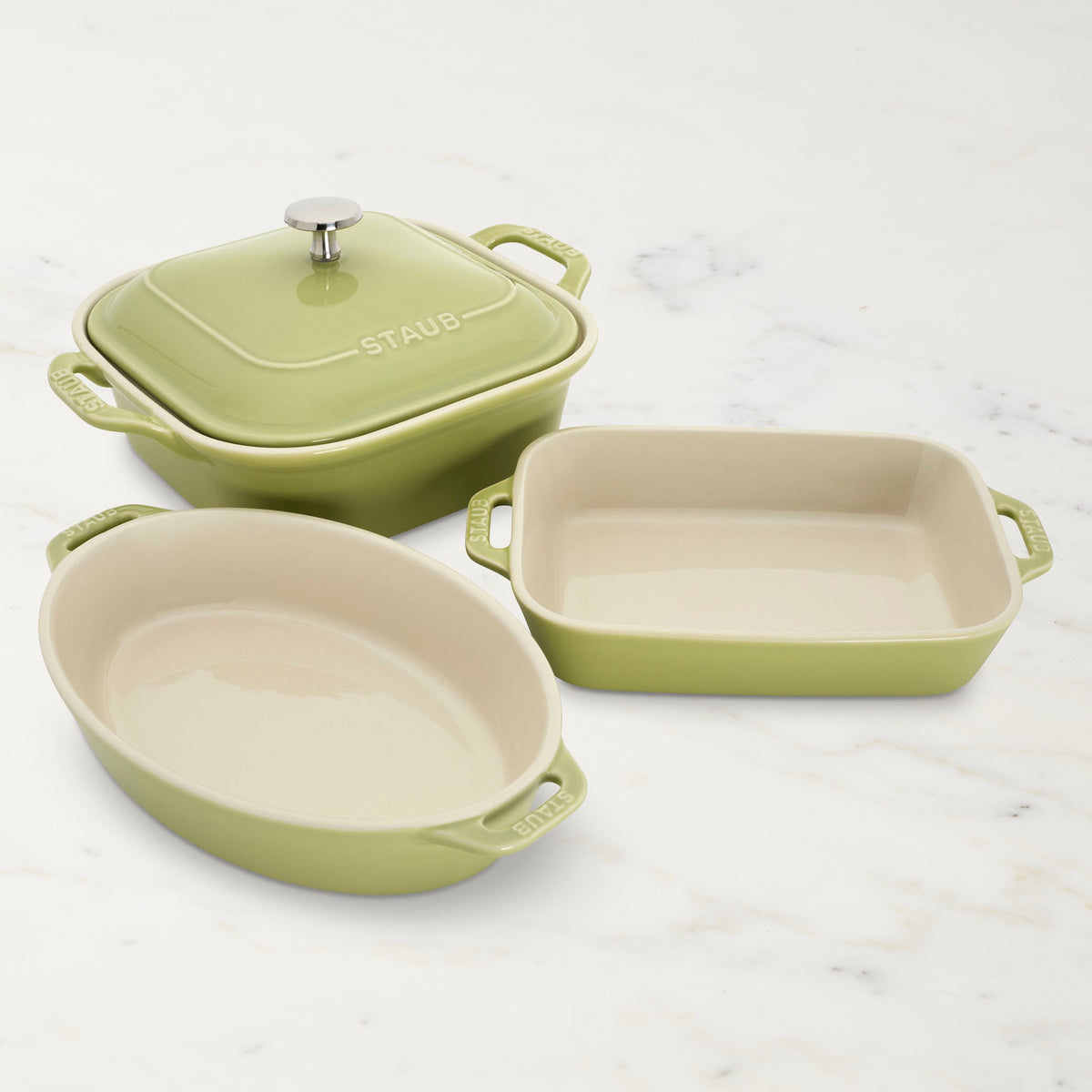 Staub Stoneware Baking Dishes, Set of 4