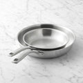 Le Creuset Essential Stainless-Steel 2-Piece Fry Pan Set