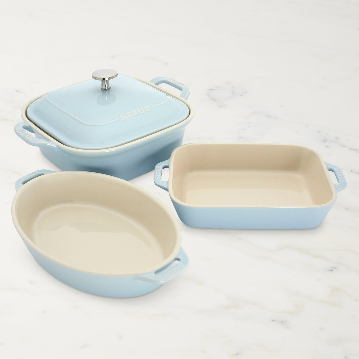 Staub Stoneware Baking Dishes, Set of 4