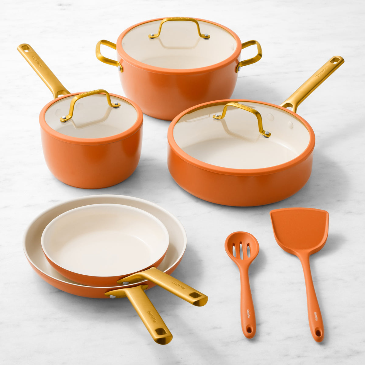 GreenPan Reserve Pro Ceramic Nonstick 10-Piece Cookware Set