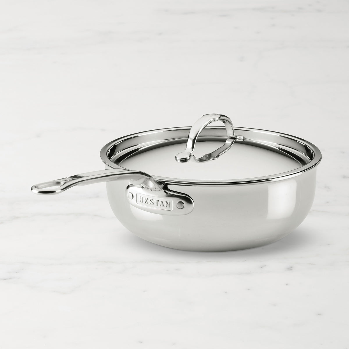 Hestan ProBond Luxe Professional Clad Stainless-Steel Saucier, 2-Qt.