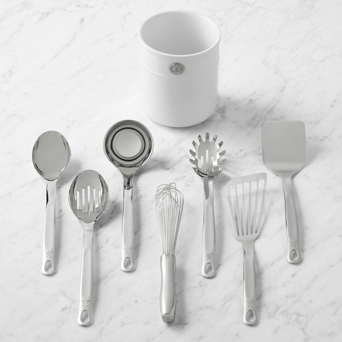 Hestan Provisions Ultimate Stainless Steel Chef's Tools and Bain Marie, Set of 8