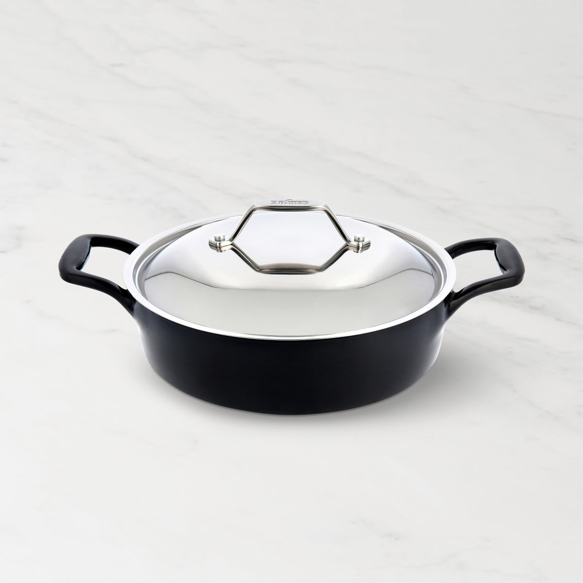 All-Clad Enameled Cast Iron Braiser, 4-Qt.