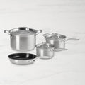 Le Creuset Essential Stainless-Steel Mixed Material 7-Piece Cookware Set