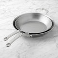 De Buyer Mineral B Pro Carbon Steel Fry Pan, Set of 2