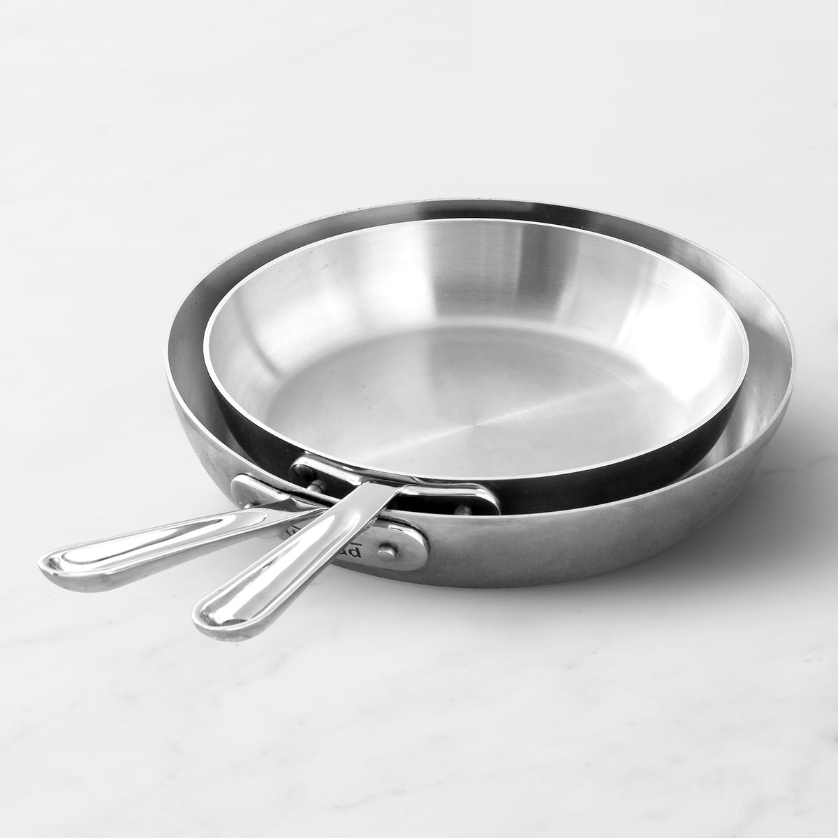 All-Clad D5 Stainless-Steel French Skillet, Set of 2