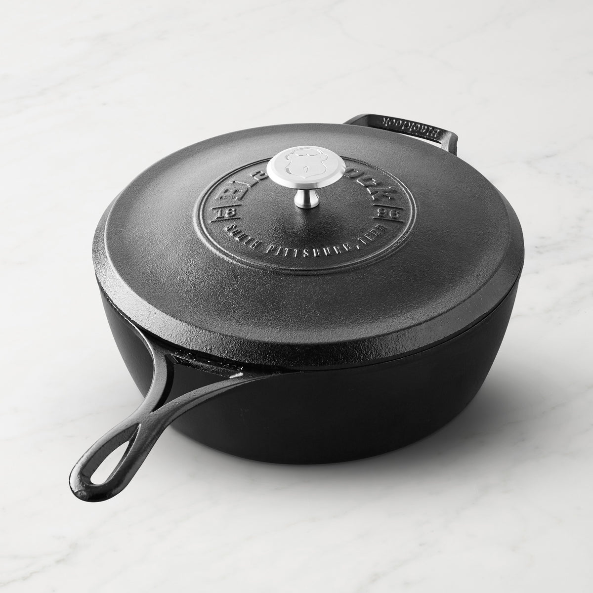 Lodge Blacklock Triple Seasoned Cast Iron Deep Sauté Pan, 4-Qt.
