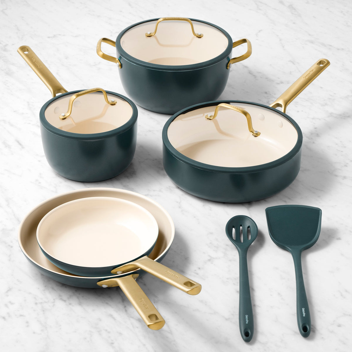GreenPan Reserve Pro Ceramic Nonstick 10-Piece Cookware Set