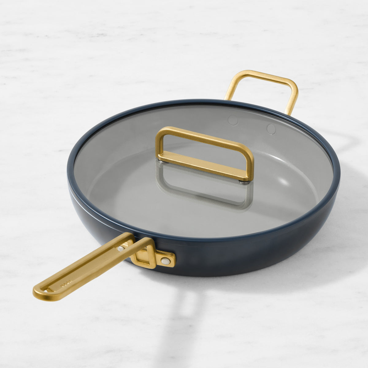 GreenPan Stanley Tucci Ceramic Nonstick Fry Pan with Lid, 12"