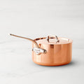 Mauviel M'3S Copper Saucepan with Stainless-Steel Handles