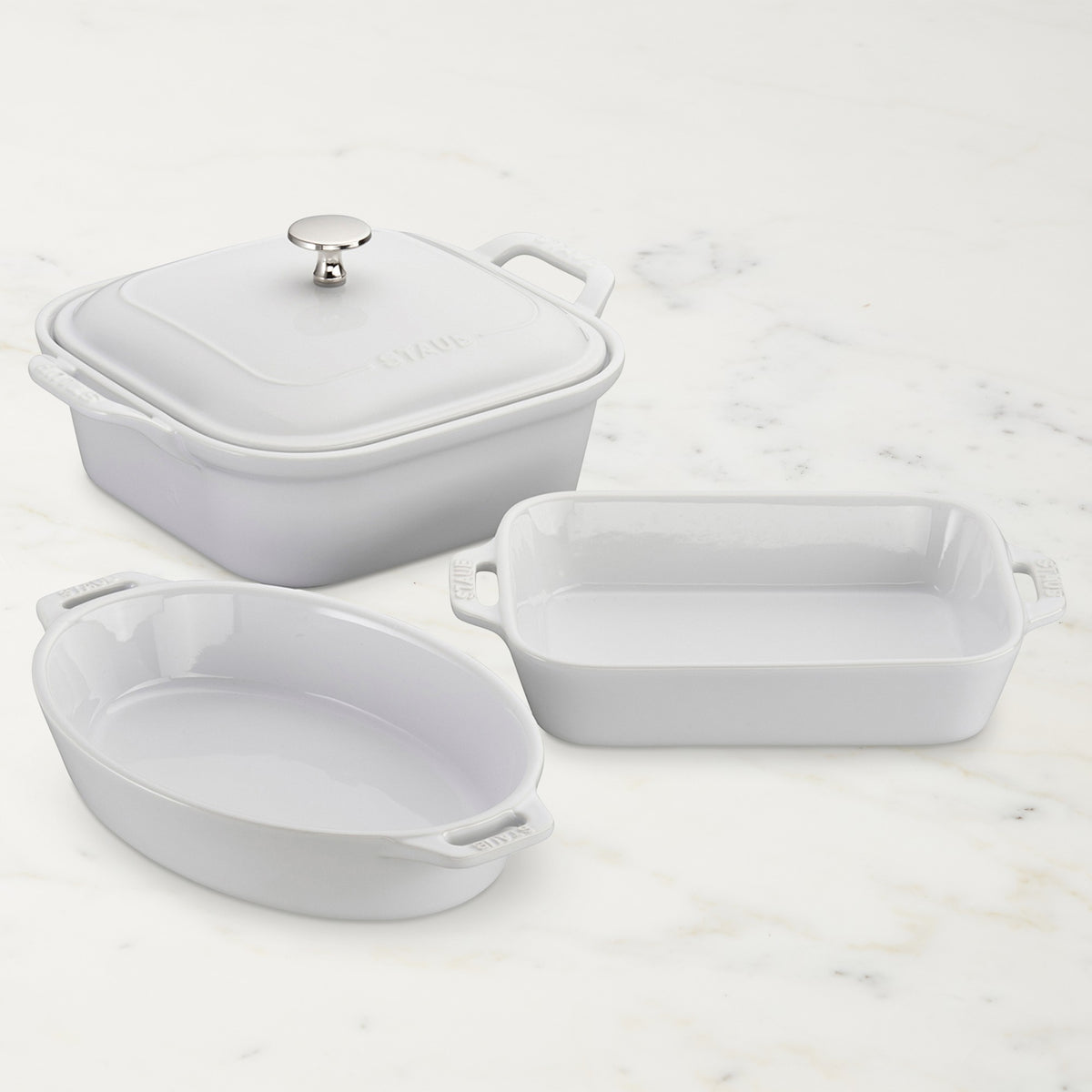 Staub Stoneware Baking Dishes, Set of 4
