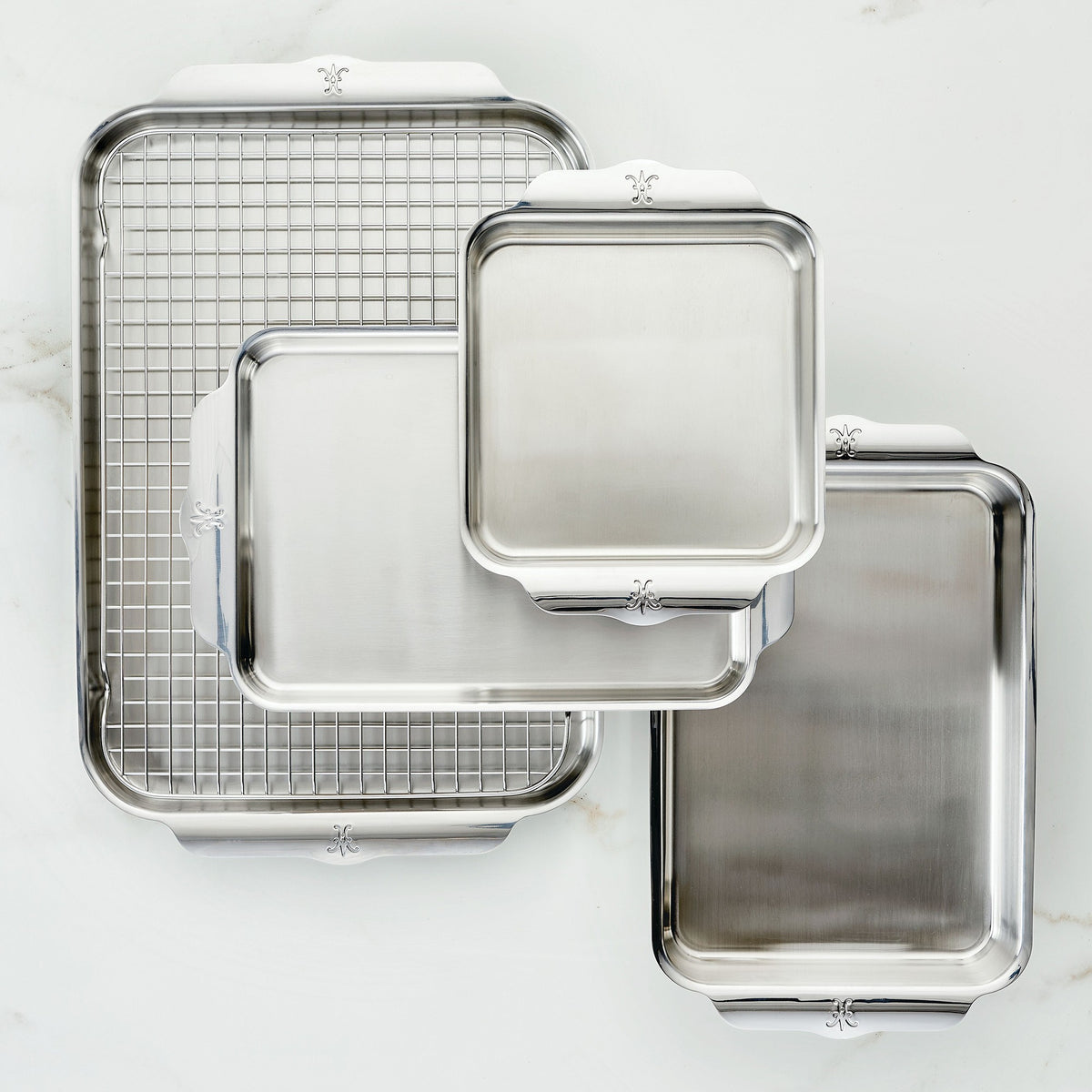 Hestan Provisions OvenBond Stainless-Steel Ovenware, Set of 5