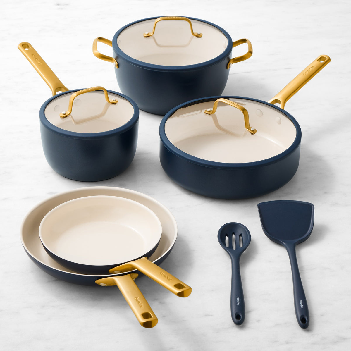 GreenPan Reserve Pro Ceramic Nonstick 10-Piece Cookware Set