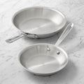All-Clad D5 Polished Stainless-Steel Fry Pan, Set of 2