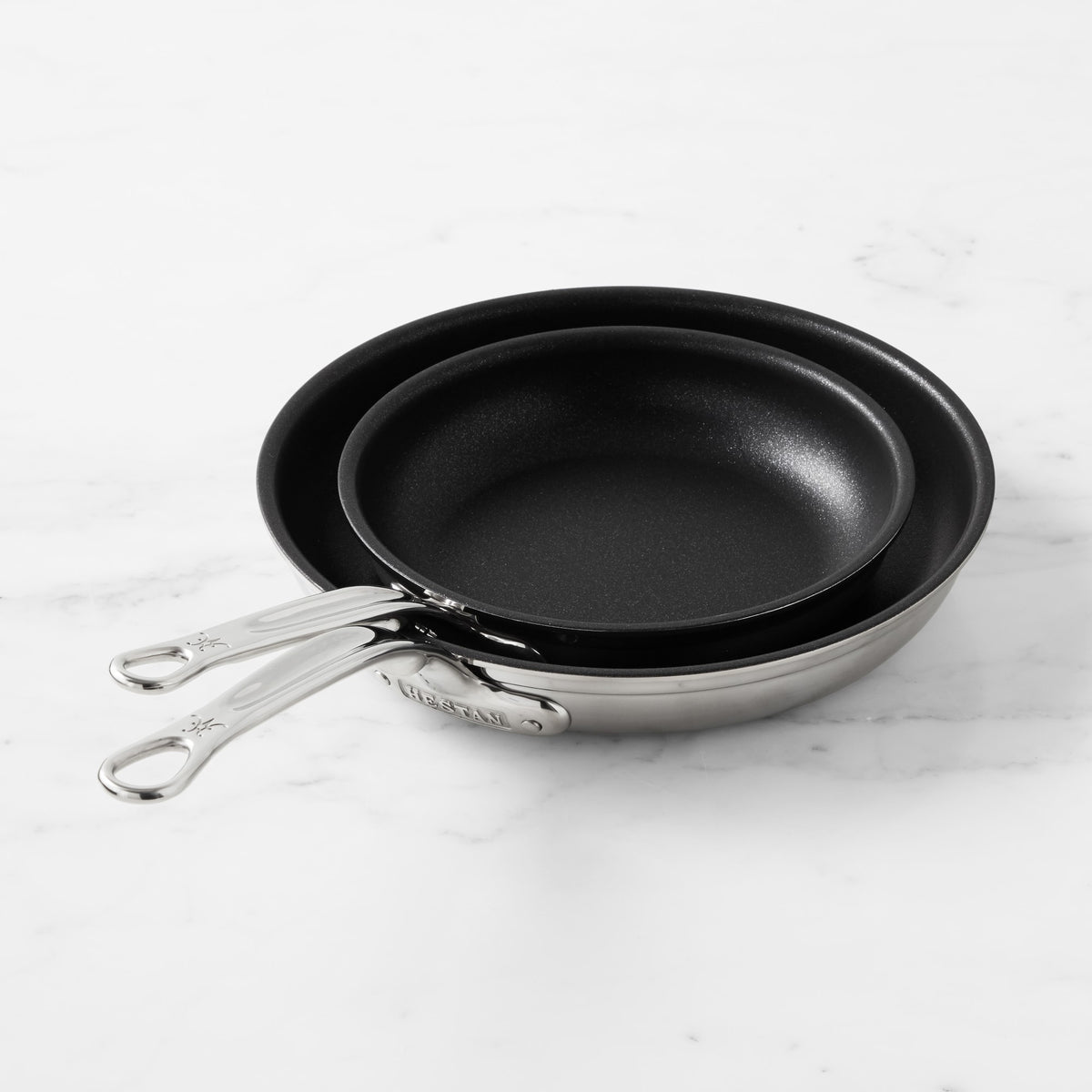 Hestan ProBond Forged Professional Clad TITUM Nonstick Fry Pan, Set of 2