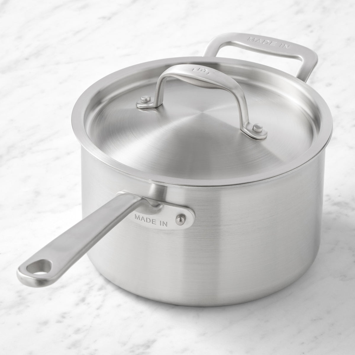 Made In Stainless-Steel Saucepan