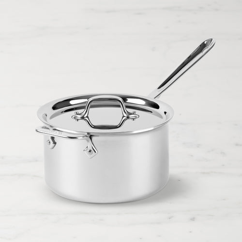 All-Clad D3 Tri-Ply Stainless-Steel Saucepan