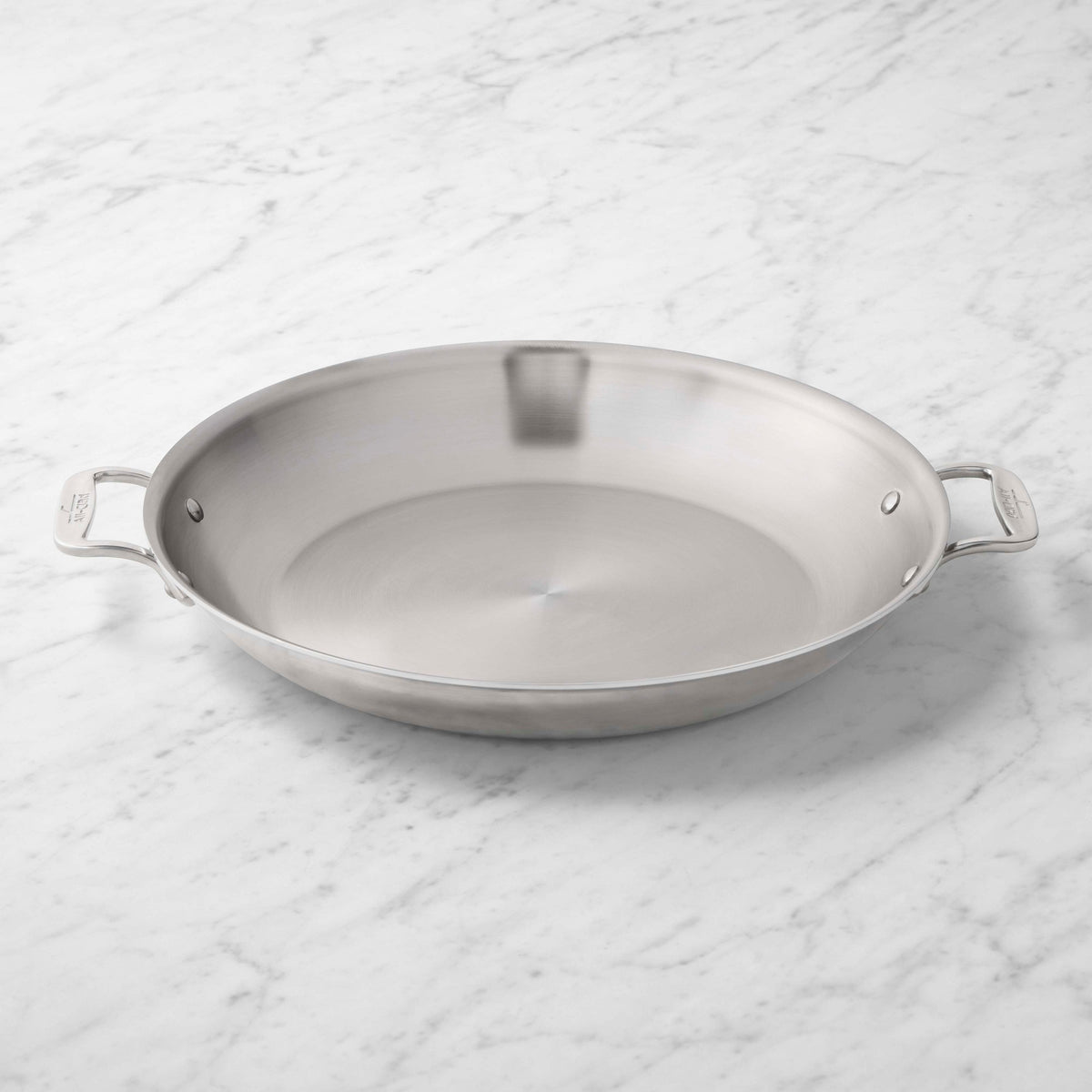 All-Clad  D3 Tri-Ply Stainless-Steel Paella Pan, 14"