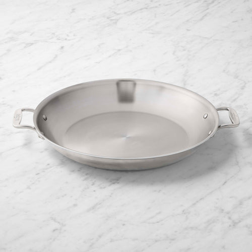 All-Clad  D3 Tri-Ply Stainless-Steel Paella Pan, 14"