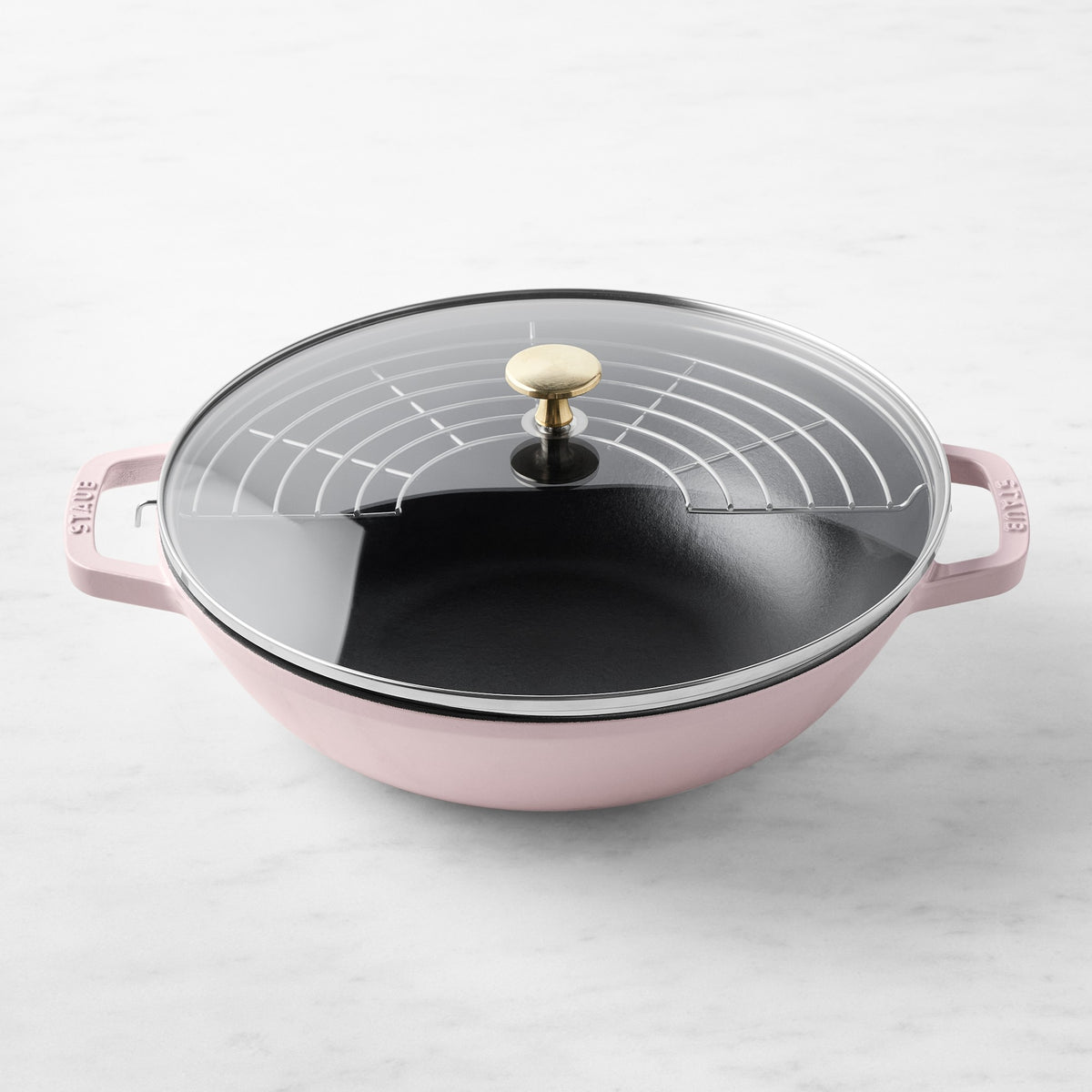 Staub Enameled Cast Iron Perfect Pan Wok, 12"