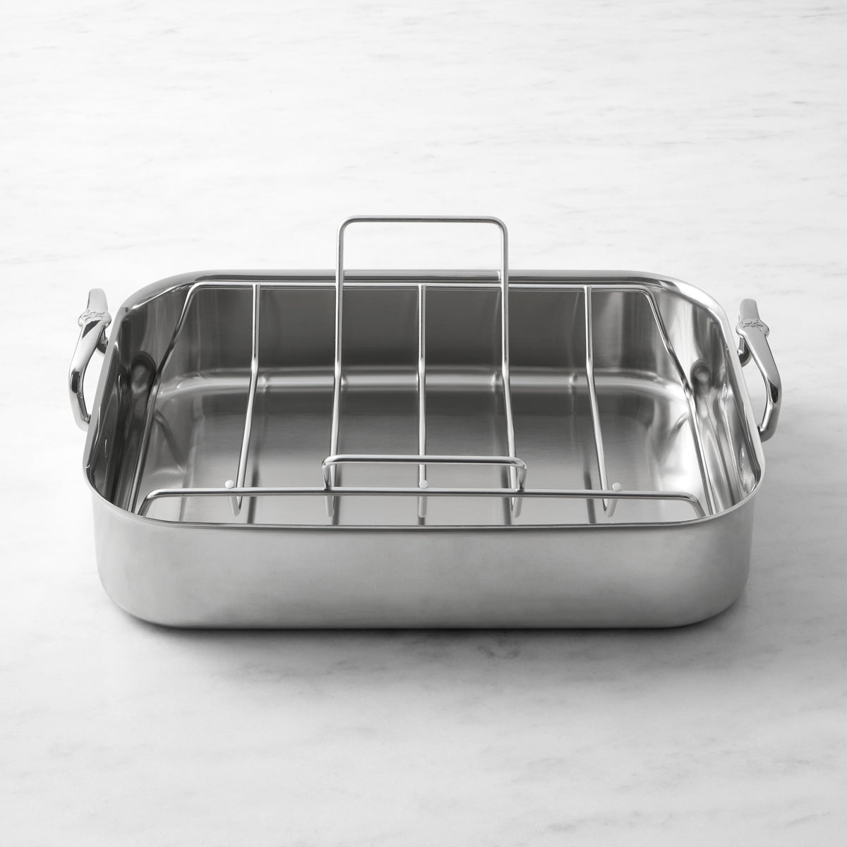Hestan Provisions Polished Stainless-Steel Classic Roaster with Rack
