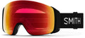 Smith 4D MAG ChromaPop Photochromic Snow Goggles with Lens Protector - Low-Bridge Fit