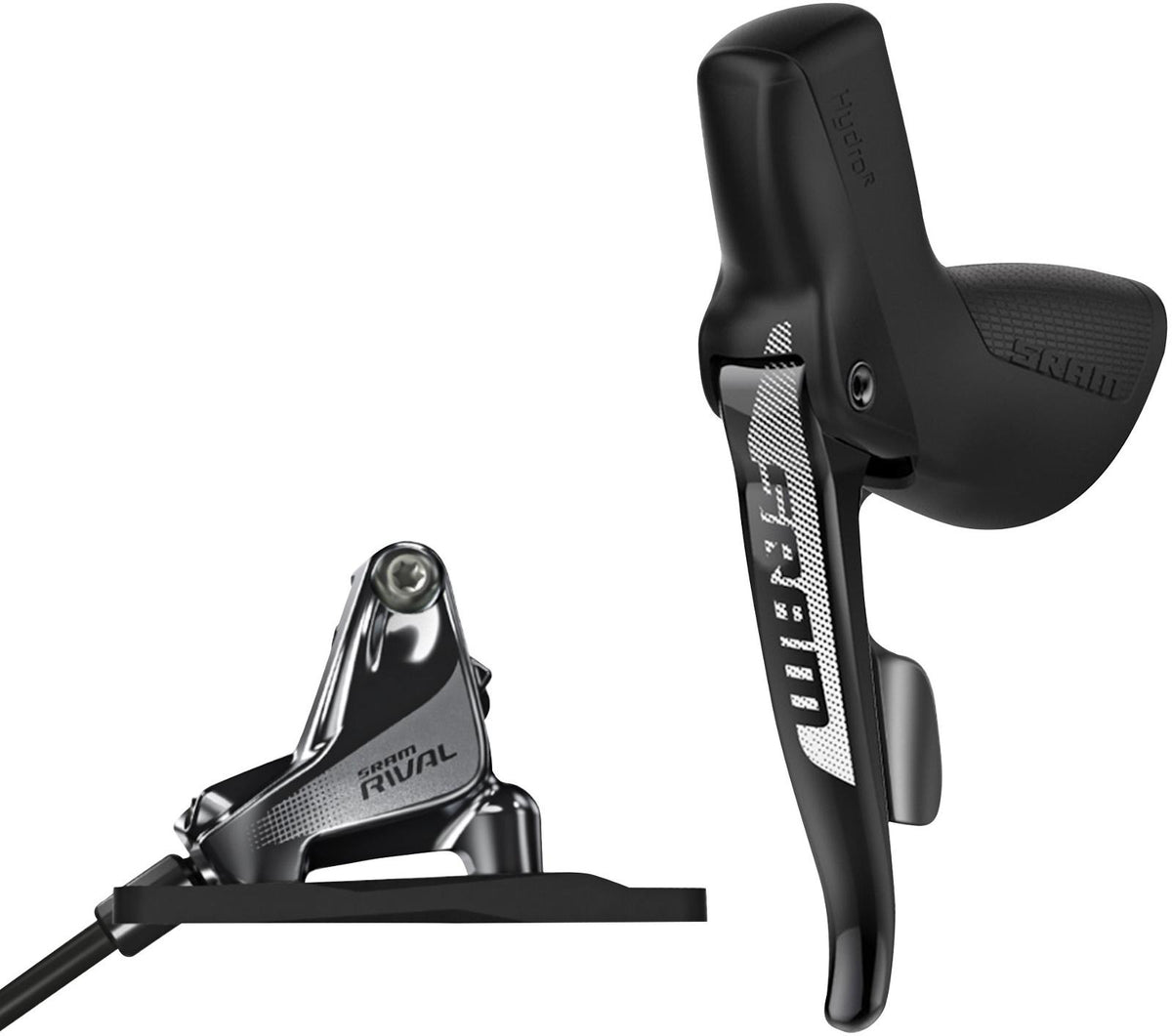 SRAM Rival 1 Hydraulic Disc Brake and Cable-Actuated Dropper Remote Lever Set